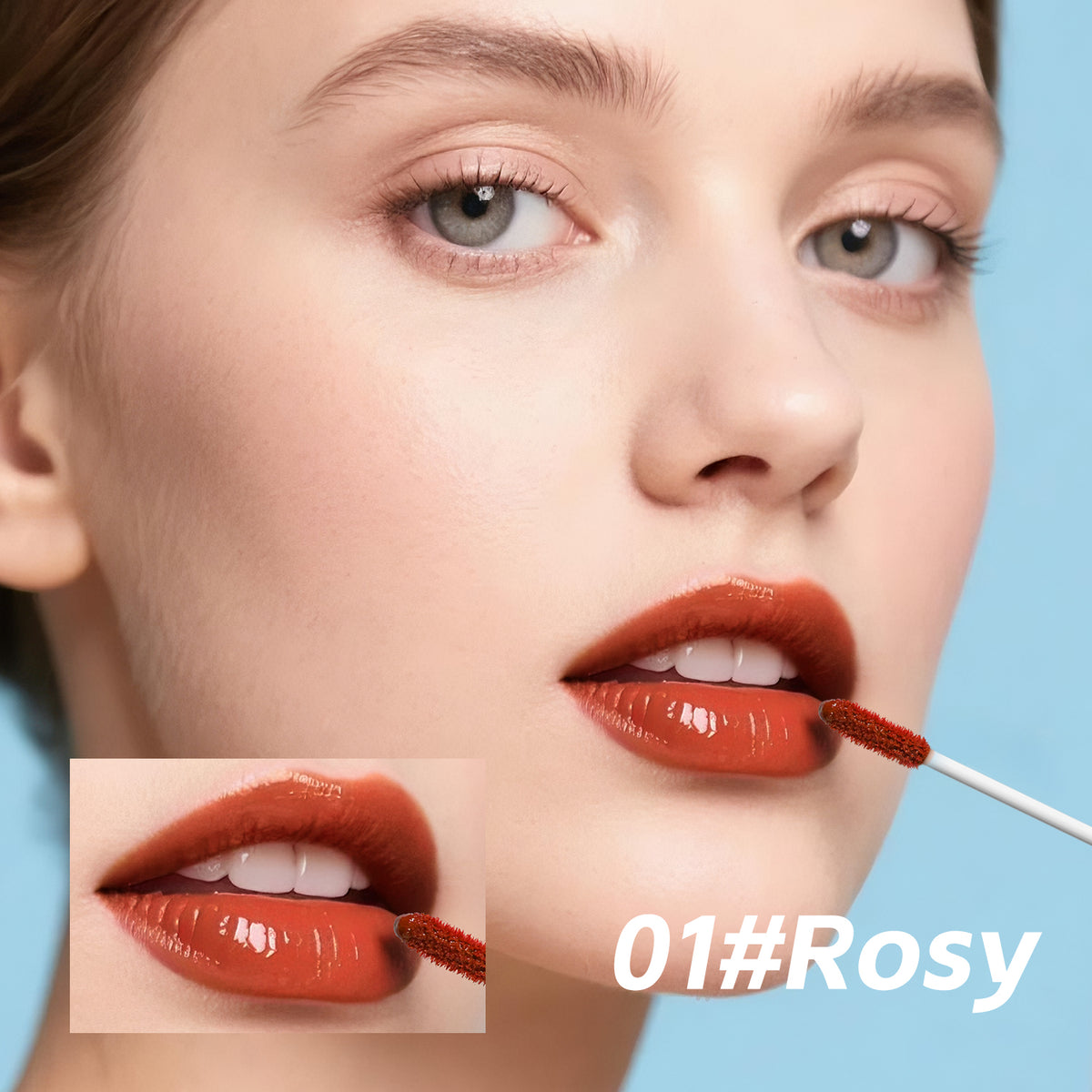 4 Colors Lip Gloss,Hydrating Lip Tint,Long Lasting Waterproof, High Shine Glossy Mirror Lip Stain, Long Lasting Moisturizing,Non Sticky, Romantic Lip Gloss Gift For Women