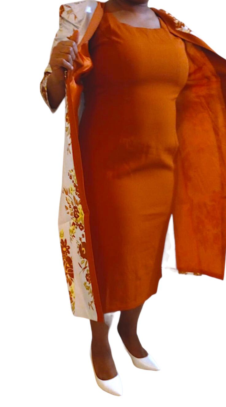 Woman’s Geenlinm Fashion 2 Piece Jacket + Dress