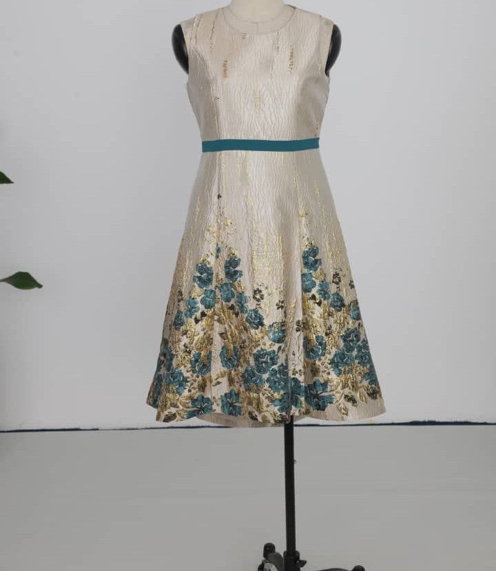 Dress and Vest 2 Piece Set Womans