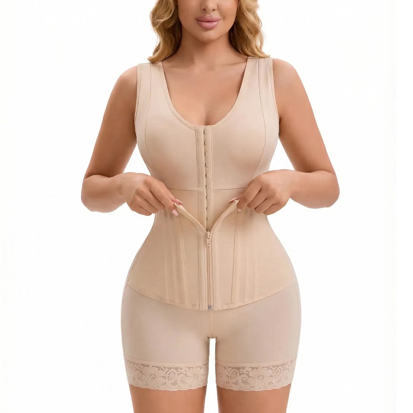 Fajas Colombianas Moldeadoras Overbust Shapewear For Women Tummy Control Full Body Shaper & Butt Lifter Post Surgery Compression Garment