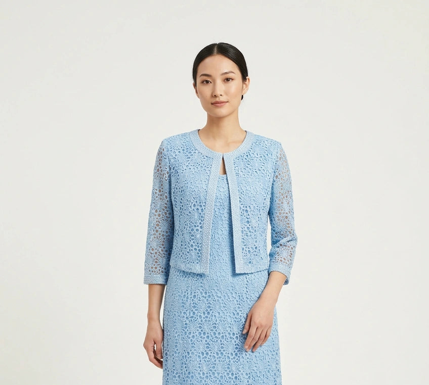 Geenlinm Women's 2 Piece Dress And Jacket