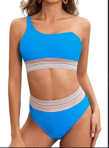 Women's Fashion Simple Solid Color Bikini Set