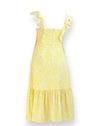 Paris Ruffle Midi Dress