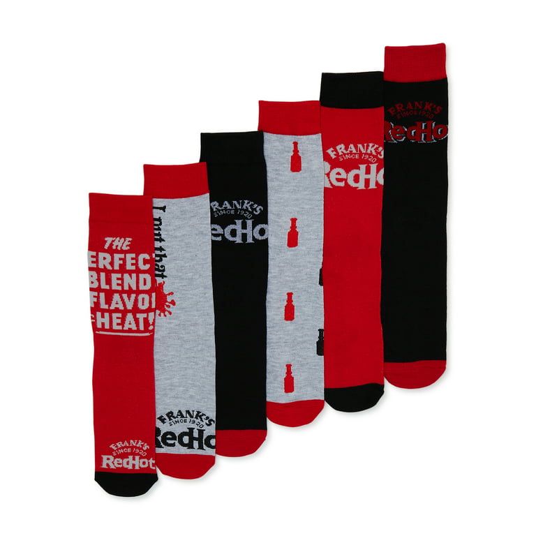 6 Pair Men’s Casual Crew Socks
