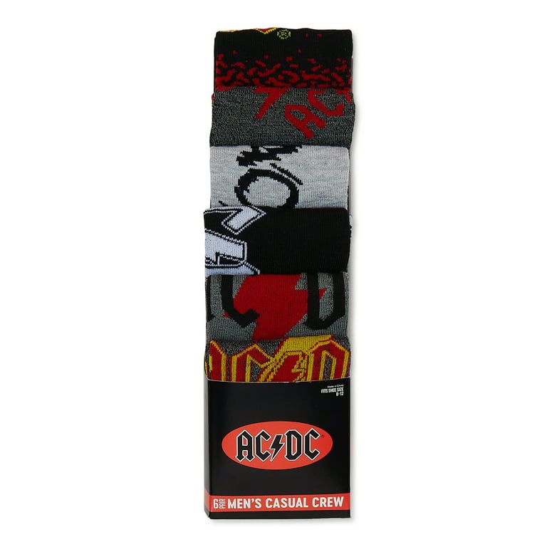 6 Pair Men’s Casual Crew Socks