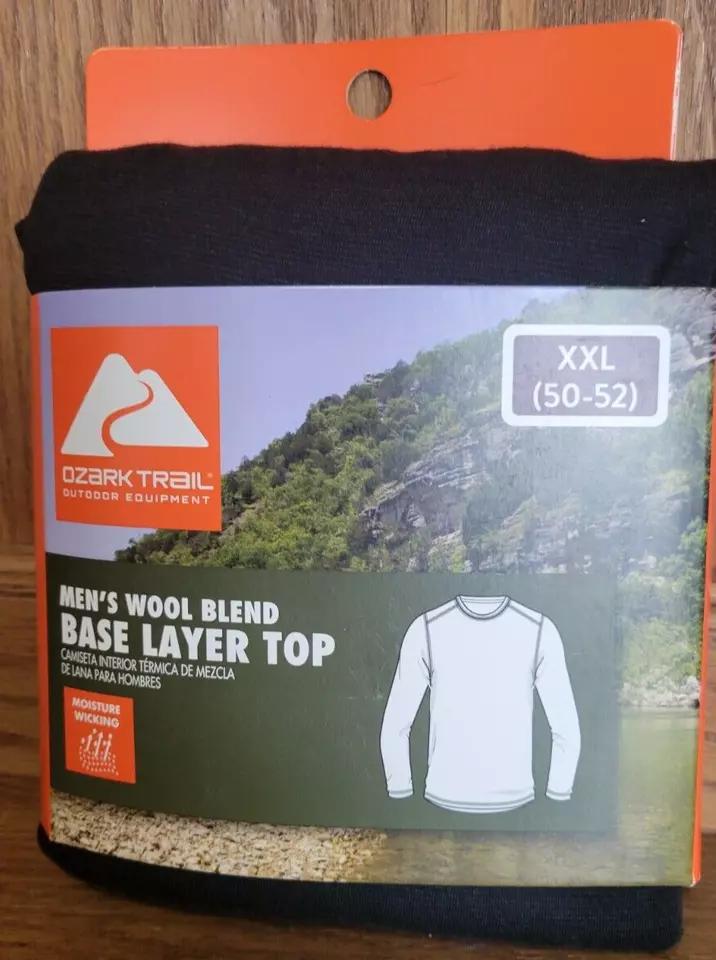 Men's Wool Blend Base Layer Top