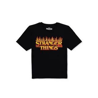 Stranger Things Black Graphic Tee