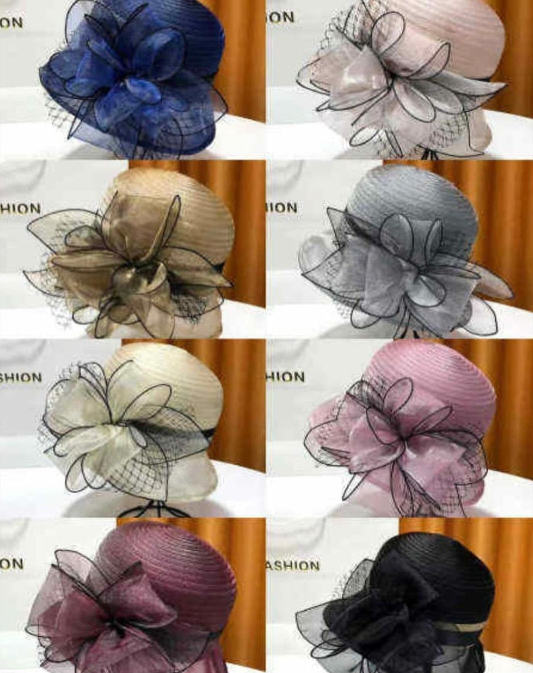 Woman's Organza Church Hat
