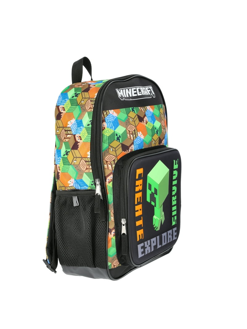 Minecraft Kids Backpack For School