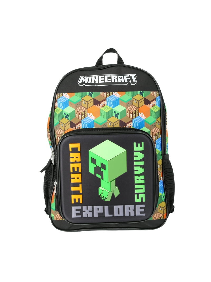 Minecraft Kids Backpack For School